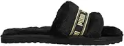 [PUMA] Womens Fluff Slides Sandals Casual - Black - Size 5 M