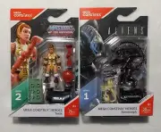MEGA CONSTRUX HEROES - S2 Teela (Masters of the Universe) & S1 Xenomorph (Alien)