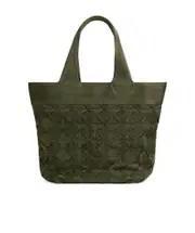 Ribbon Tote handbag One size Green