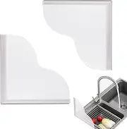 Splash Guard for Shower, Double Safe Bathtub Water Protection, Removable Adhesive Film as Bathroom Accessories for Hotels and Households - Effective Protection