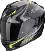 Scorpion EXO-520 Evo Air Terra , color: Black/Silver/Neon-Yellow , size: M