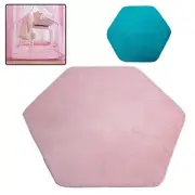 Stylish Hexagon Tent Mat for Kids Play Princess Rug Game Cushion Pet Pad