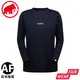 【MAMMUT 長毛象 男 QD Logo Print LS AF 快乾長袖T恤《海洋藍PRT1》】1016-01030/排汗衣