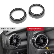 Carbon Fiber Dashboard Air Vent Outlet Trim For Mini F54 F55 F56 S JCW 14-21 15 (for: Mini)