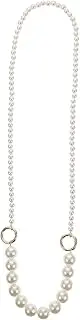 OSALADI 1 Set Pearl Mobile Phone Chain Crossbody Purses Mobile Phone Supply Decorative Phone Lanyard Phone Case Strap Phone Beads Strap Bag Abs Imitation Pearl Cell Phone White Pendant