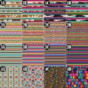 Serape Mexican Blanket Pattern HTV, Adhesive Vinyl, Cow Print, Leopard, Floral