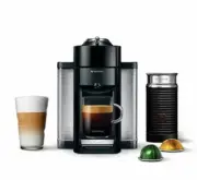 Nespresso Vertuo Coffee and Espresso Machine Bundle with Aeroccino Milk Froth...