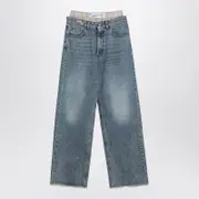 [Erika Cavallini] Leone Jeans in light washed denim 42 IT Light blue