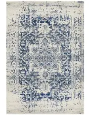 [Rug Culture] Evoke Horizon Transitional Rug in White Navy