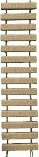 Cat Climbing Ladder Frame Bridge for Cage - Sisal Rope Pet Furniture Step Scratcher Post Kitten Toys Tree Tower (40inch/100cm)