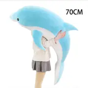 Kawaii Soft Dolphin Plush Toys Stuffed Dolls Animal Nap Pillow Creative Kids Toy Christmas Gift for Girls Children;Kawaii Soft Dolphin Plush Toys S...