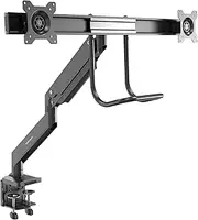 StarTech.com ARMSLMBARDUO Grommet/Desk Heavy Duty Clamp Mount Dual Monitor Arm