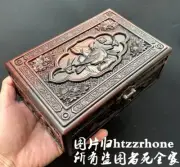 Natural Rosewood Mandarin Duck Box Cremation Urns Pet Ashes Memorial Keepsake