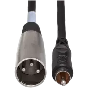 Hosa Unbalanced Interconnect, RCA to XLR3M, 10 ft – XRM-110