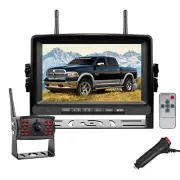 Digital Wireless 7" Monitor with DVR max 128GB+Backup Camera for Caravan Truck