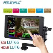 FEELWORLD LUT6S 6" Touch Screen 3G-SDI 4K HDMI Field camera Monitor IPS1920x1080