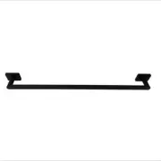 Barelli Rigoni 600mm Matte Black Single Towel Rail - AUSTRALIA BRAND