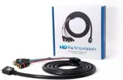PS2 PS3 Premium Ypbpr Component Video Cable RCA TV HD Retrovision