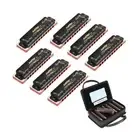Harmonica Set Harmonica 7 Keys 10 Hole 20 Tone Professional Blues Harp Key of...