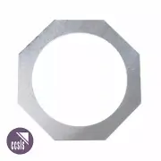 Colour Frame 124mm to suit Par 30 - Silver