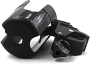 Hohopeti Carriage Bottle Holder with Skid Clamp Lightweight Stroller Cup Holder for Prams Bikes and Bicycles Black