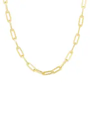 Sphera Milano 14K Over Silver Paperclip Chain Necklace NoSize NoColor