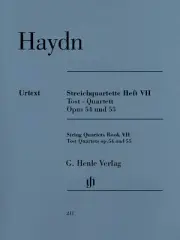 Haydn String Quartets Vol VII Op 54 55 Henle Urtext Violin Sheet Music Book