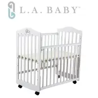 在飛比找蝦皮商城優惠-【 L.A. Baby】蒙特維爾美夢熊小床嬰兒床/實木/原木