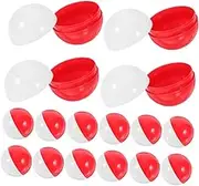 ERINGOGO 100pcs Vending Gumballs Fillable Balls Easter Egg Storage Candy Storage Box Plastic Containers Party Favor Stuffers