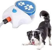 Dog Outdoor Water Fountain Step On, Activated Drinking Pet Water Dispenser, Pet Pedal Fountain for Immediate Supply Fresh Water