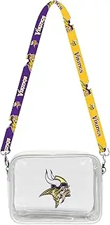 Littlearth Minnesota Vikings NFL Clear Fanny Fan Purse
