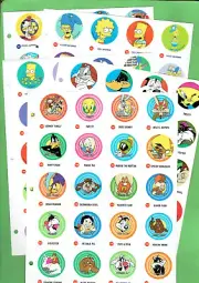 #EE. FIVE BACKING SHEETS FOR FRITO LAY CHIP TAZOS #101 to 200 (NO TAZOS)