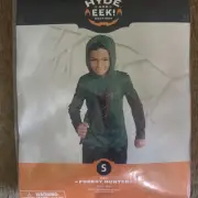 Forest Hunter Kids Robin Hood Halloween Costume Top & Hood - 6-7 Small #1593