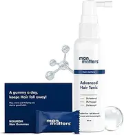 Green Velly Man Matterrs Advanced Hair Serum 60Ml+Free Biotin Hair Gummies Sampler|with 3% Redensyl, 3% Procapil, 2% Baicapil|Dht Blocker, Reduces Hair Fall & Breakage, Stimulates Hair Roots