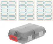 Ipetboom Cute Pill Organizer with Compartments Portable Travel Case for Medication Includes for Easy Labeling Design for Purses and Airplane Travel Essentials