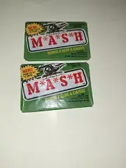 M*A*S*H 2 Sealed Wax Packs With Gum Donruss 1982 MASH TV Show