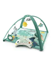 The Peanutshell Dino 7-in-1 Fun Activity Gym And Play Mat in Green