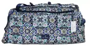 VERA BRADLEY Lighten Up XL Travel Backpack Duffel - Lisbon Medallion Cool - NWT