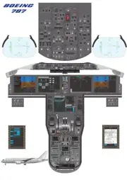 Boeing 787 Cockpit Poster 24"x36"