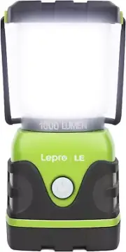 LE 1000LM Battery Powered LED Camping Lantern, Waterproof Tent Light with 4 Ligh
