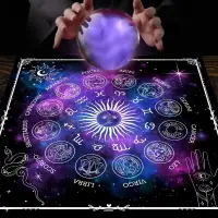 在飛比找蝦皮購物優惠-【精選】星空十二星座Tarot tablecloth星座卡牌