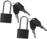 ANDRESLAD 2 Sets Mini Padlocks Keys Metal Luggage Locks for Home School Secure and Easy to Use