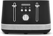 New Illumination 4 Slice Toaster, Black