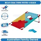 Bean Bag Toss Cornhole Game Set Wooden Frame Portable Outdoor Design For All AU