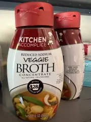 Organic Vegetable Broth, Low Sodium, 12 oz, Veggie Broth, Kitchen Accomplice