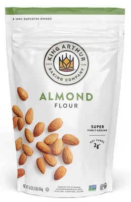 King Arthur Almond Flour Certified Gluten-Free Non-GMO Project Verified Certi...