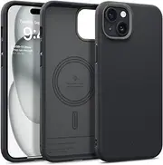 [Caseology] by Spigen Nano Pop Mag Design for Apple iPhone 15 Plus Case (2023)[6.7-inch][Compatible with MagSafe] Magnetic Ring Colourful Duo Tone Colours Cover - Black Sesame