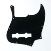 Replacment Pickguard For Jazz Bass 5 String JB ,3ply Black
