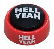 Hell Yeah Button - 8 Funny Hell Yeah Sayings - Hilarious Talking Toy for Game...
