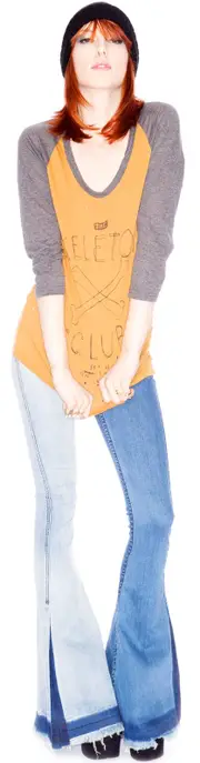 [One Teaspoon] Skeleton Club Bobyjo Raglan